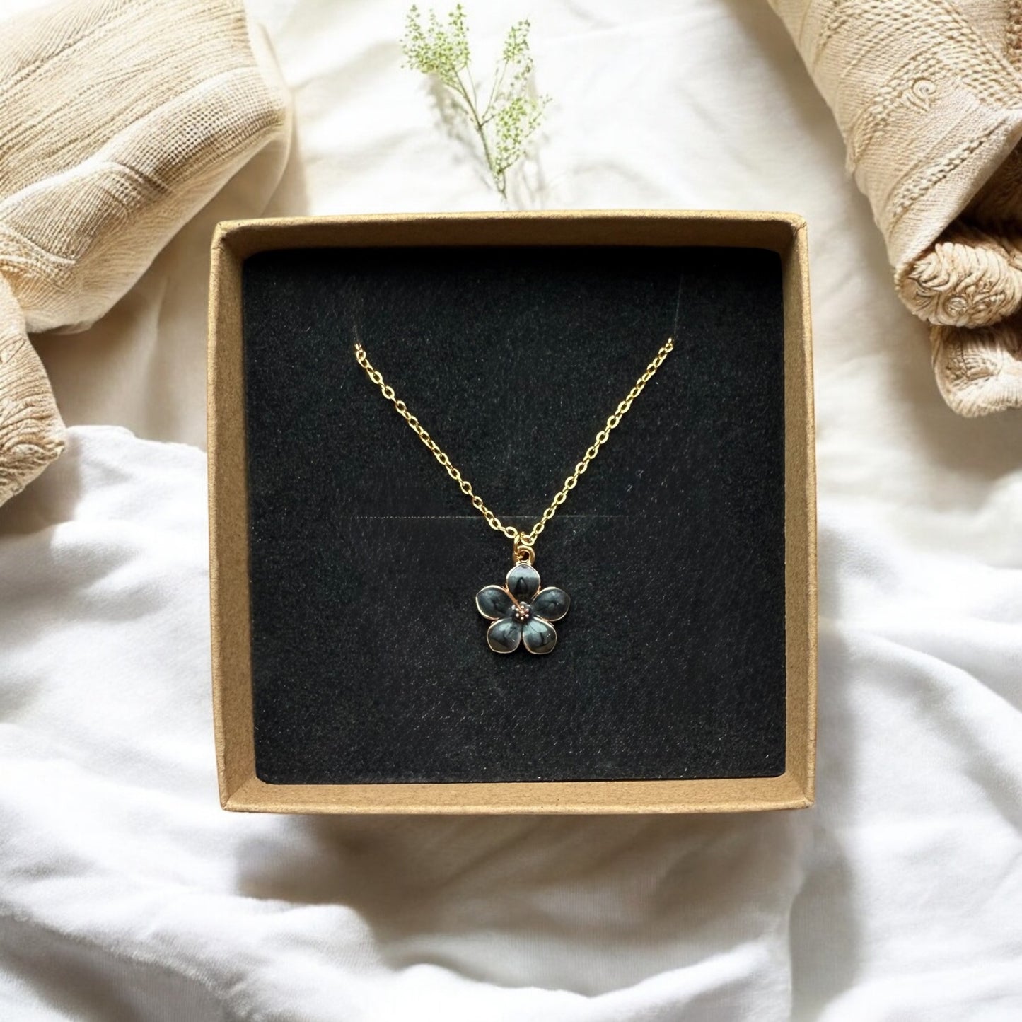 18" Cherry Blossom Necklaces (5 Colors Available)