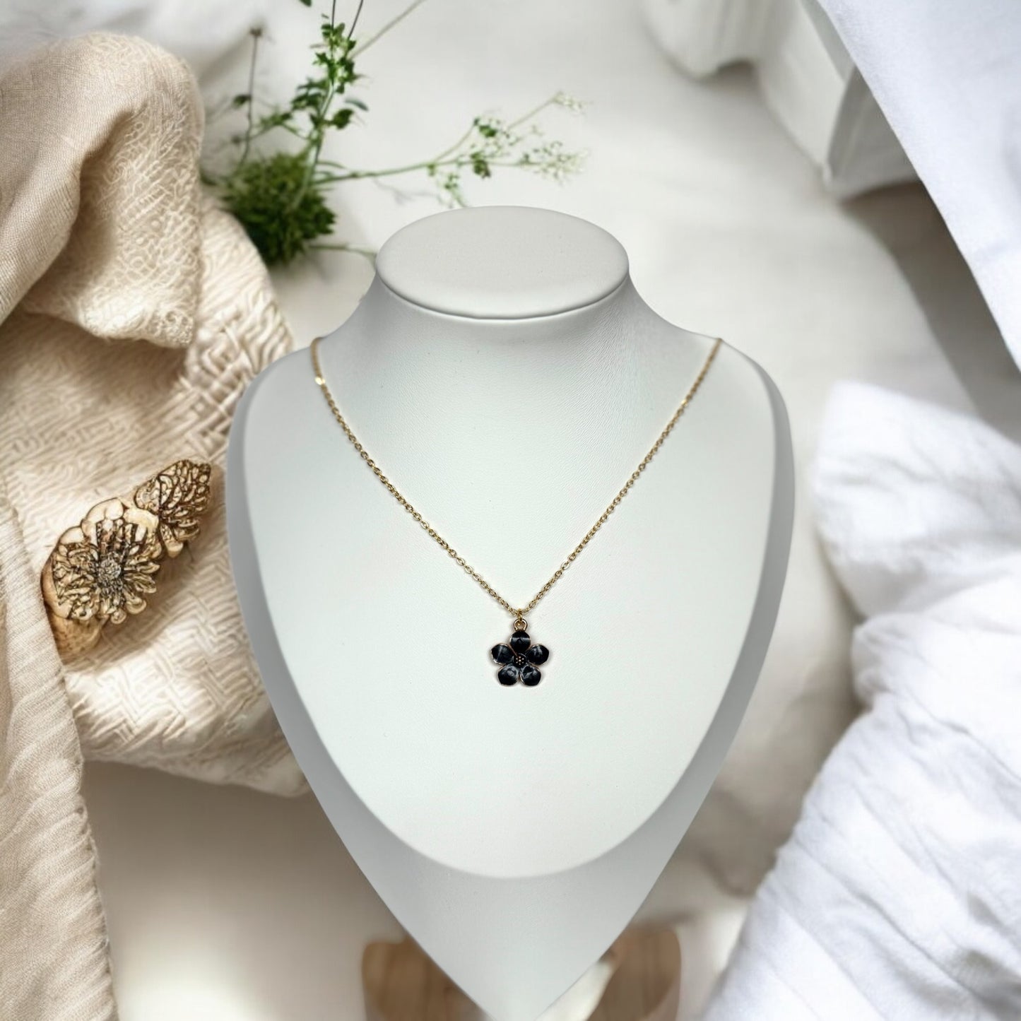 18" Cherry Blossom Necklaces (5 Colors Available)