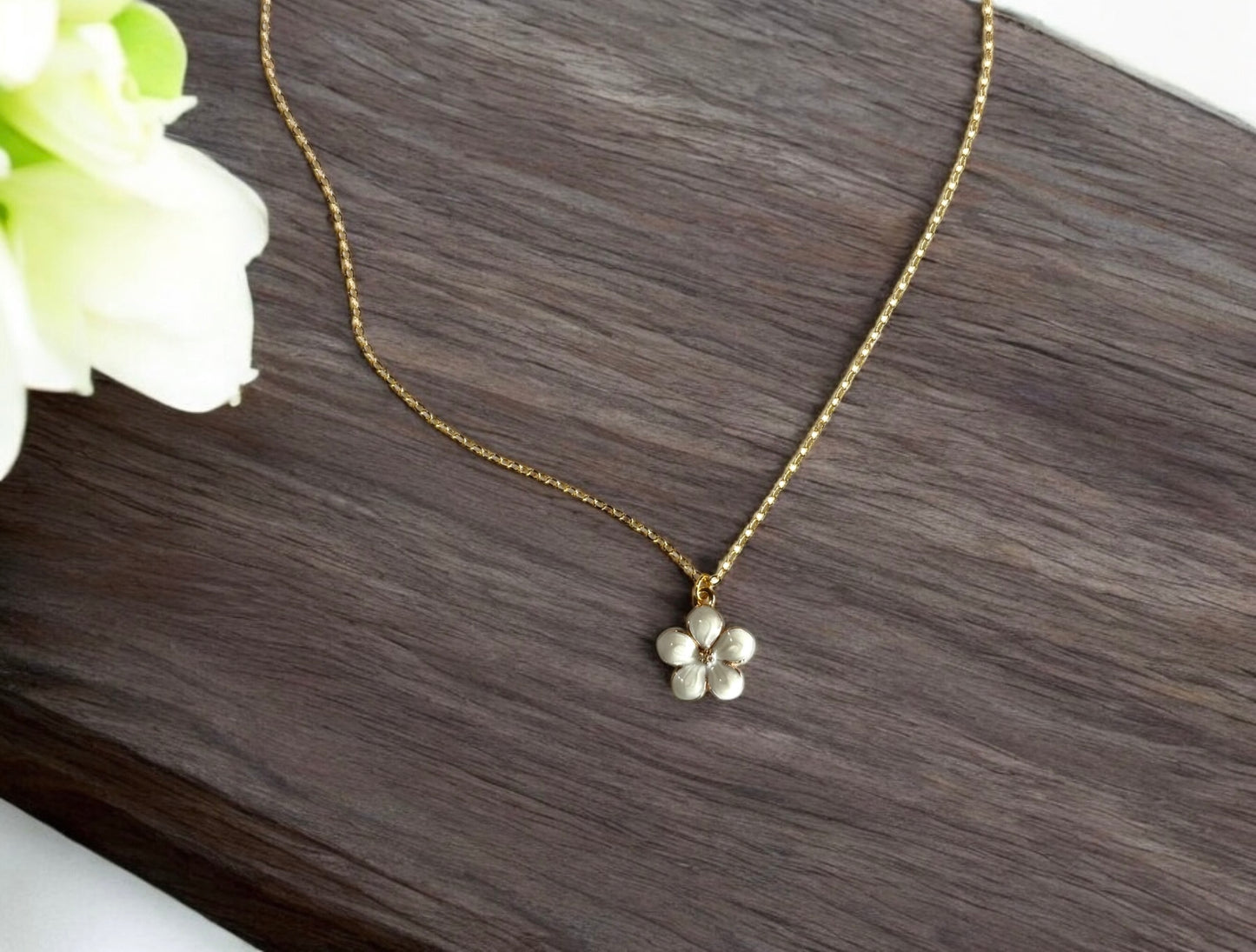 18" Cherry Blossom Necklaces (5 Colors Available)
