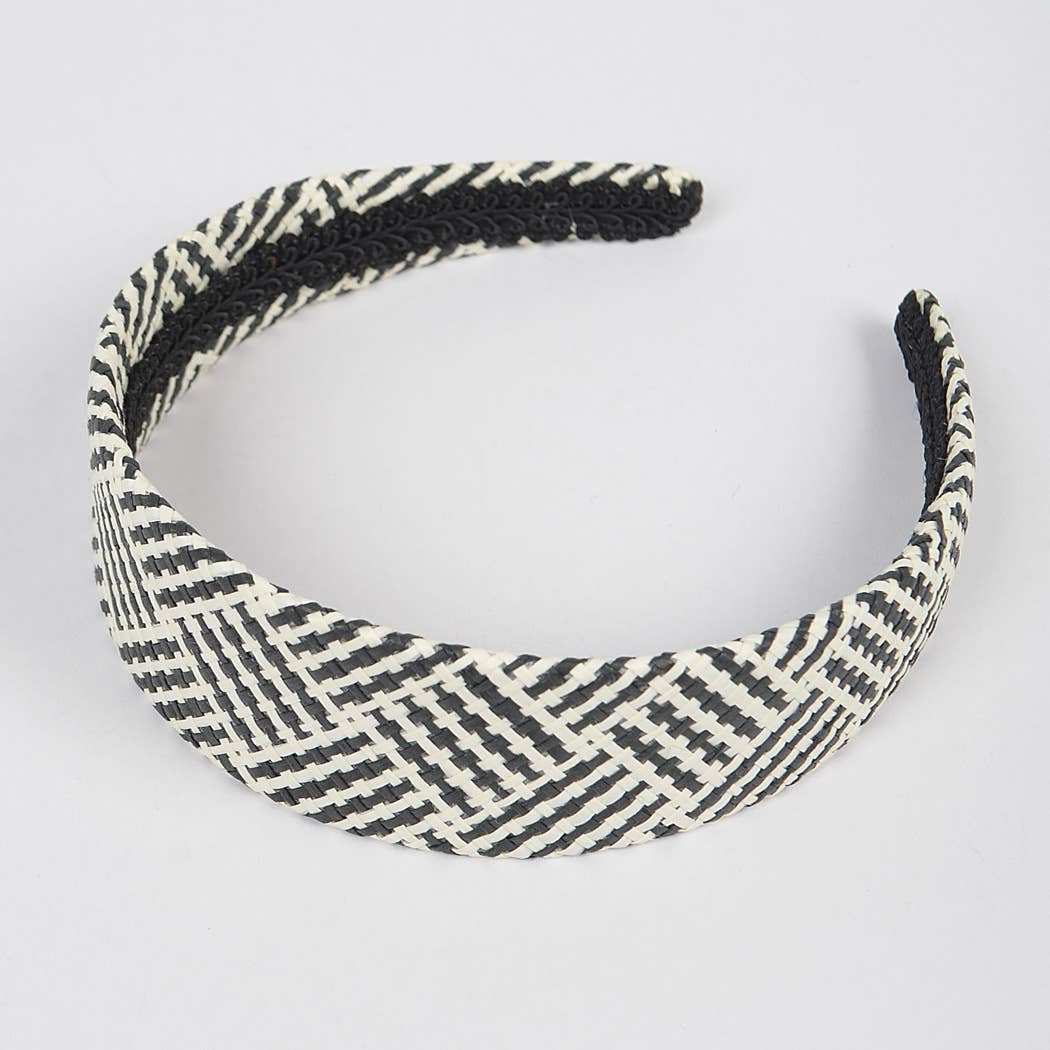 Faux Straw Head Band