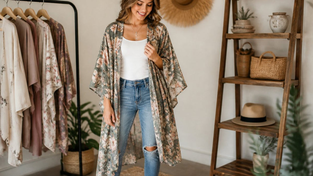 7 Ways to Style a Casual Outfit with a Kimono Cardigan