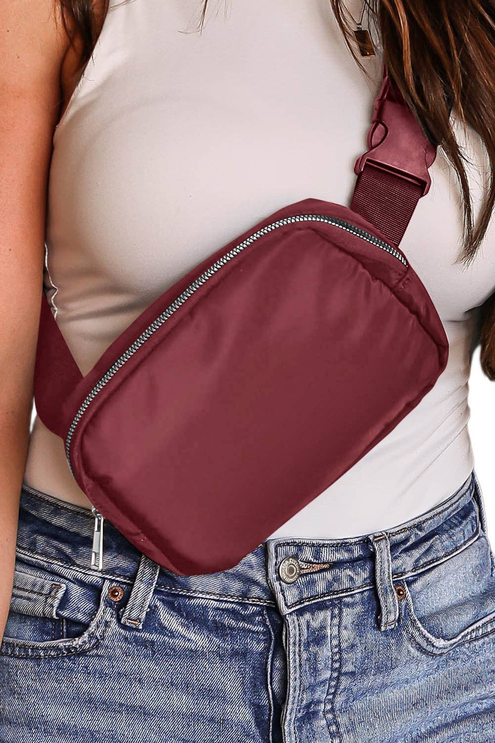 Waterproof Zipped Crossbody Chest Bag