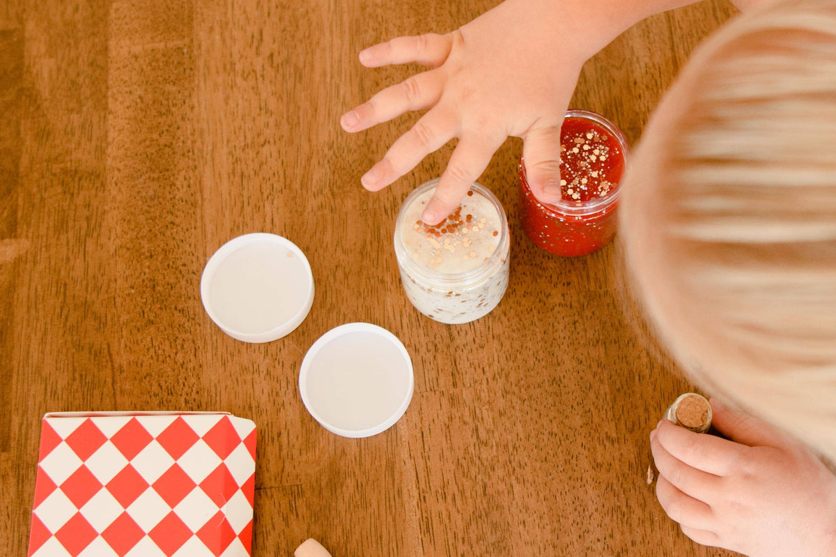 Make a Pizza Play Dough Kit – Mini Sensory Play Pouch for Kids 3+
