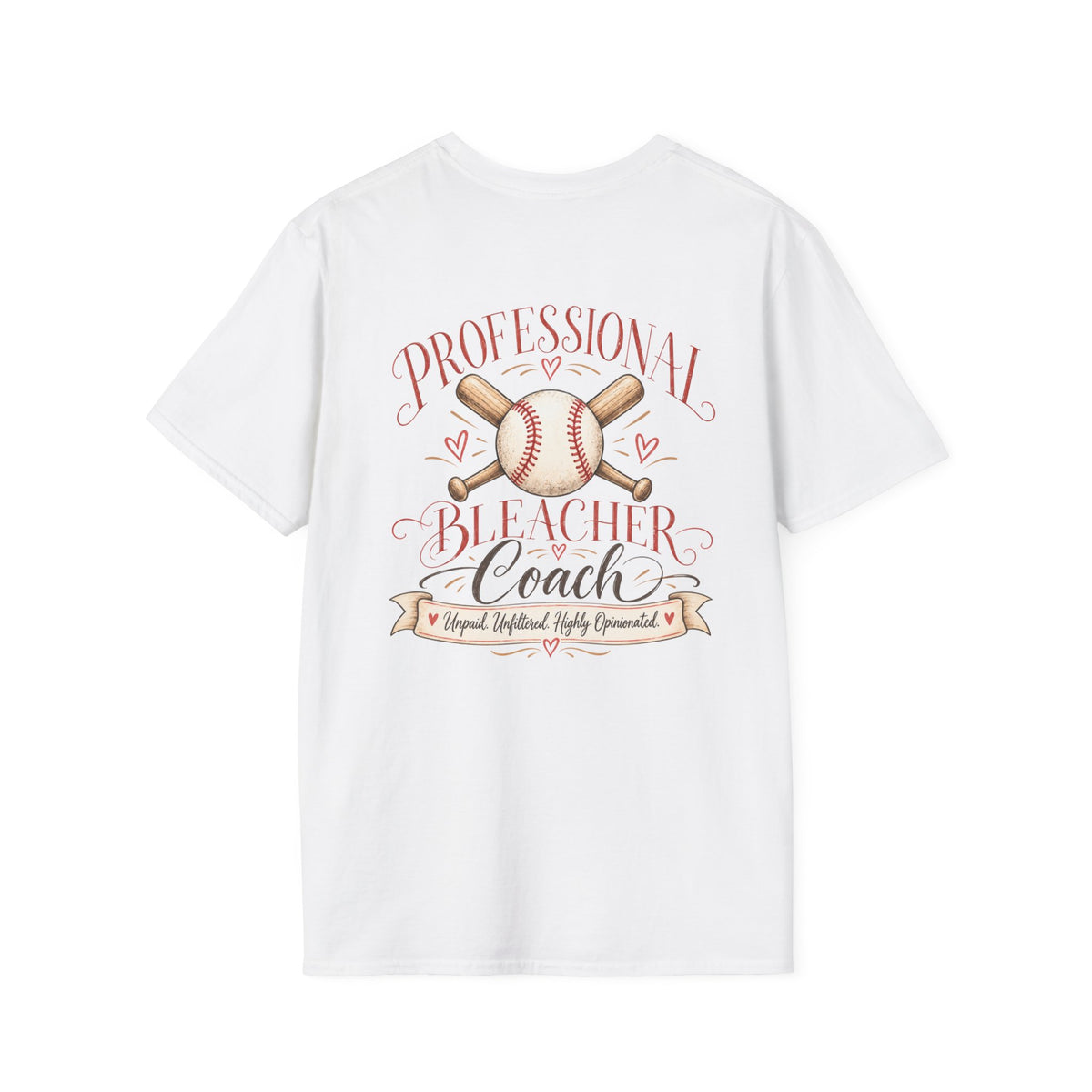 Professional Bleacher Coach Shirt – Funny Baseball Mom Tee