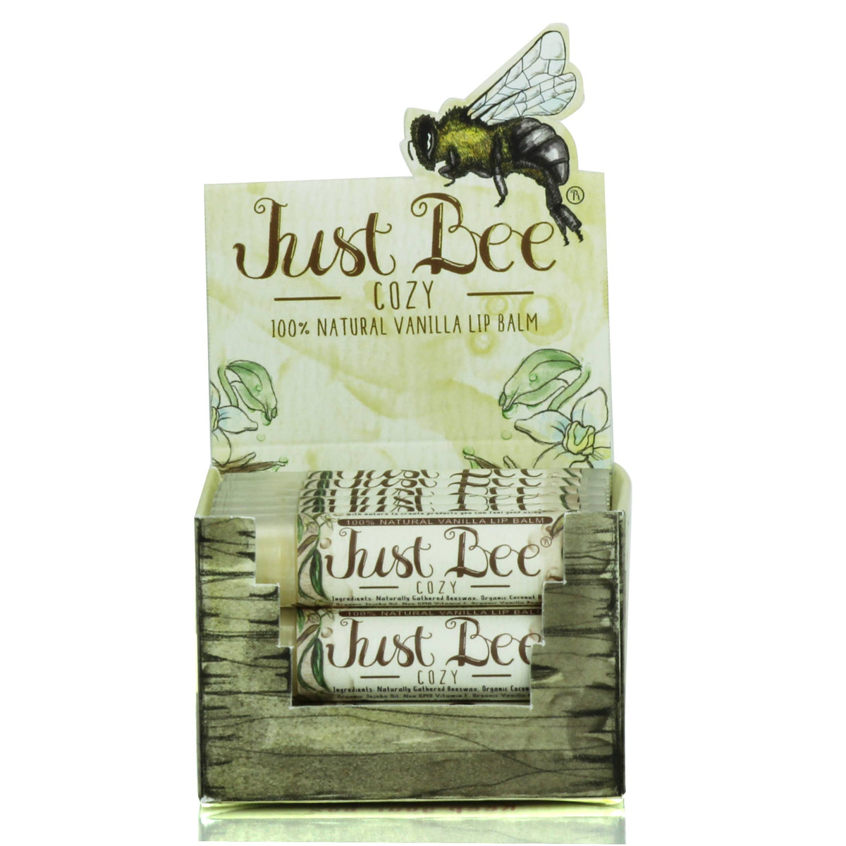 Just Bee Cozy Lip Balm - Vanilla