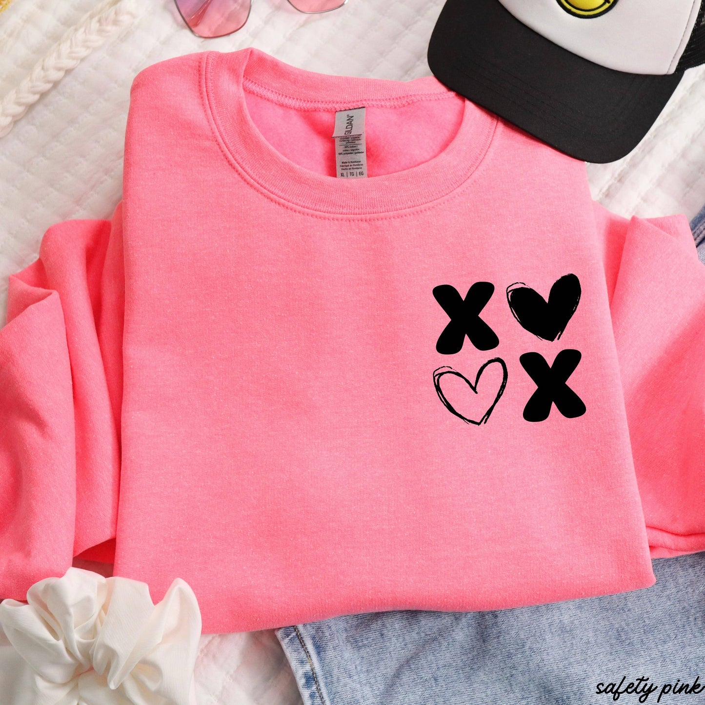 Pocket XOXO Valentine's Day Sweatshirt *8 Colors (S-3X)