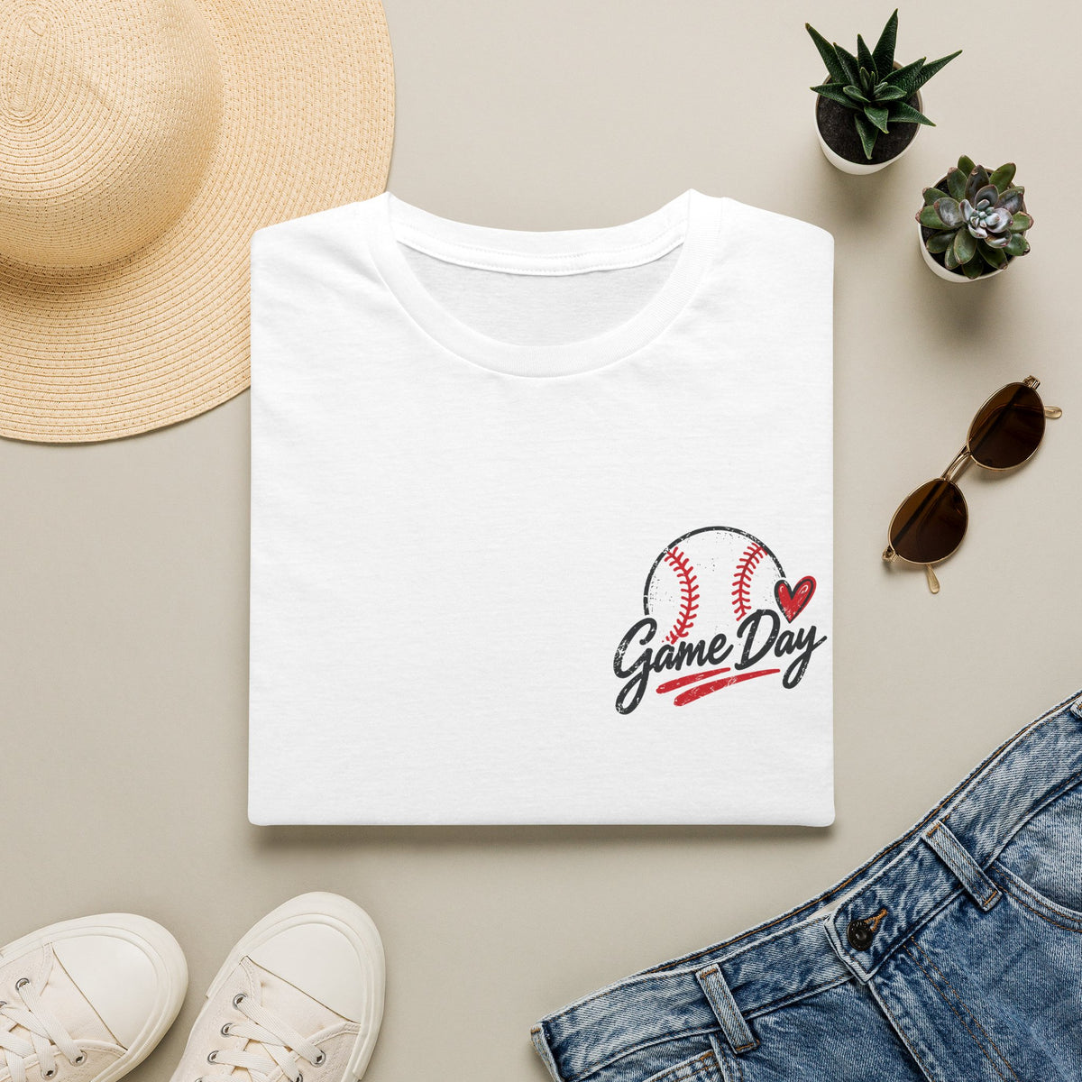 Keeping My Crazy in the Outfield Shirt – Blonde Baseball Mom Tee