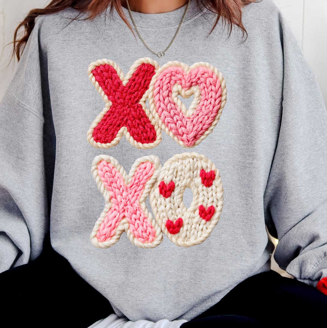 XOXO Knit Tee or Sweatshirt