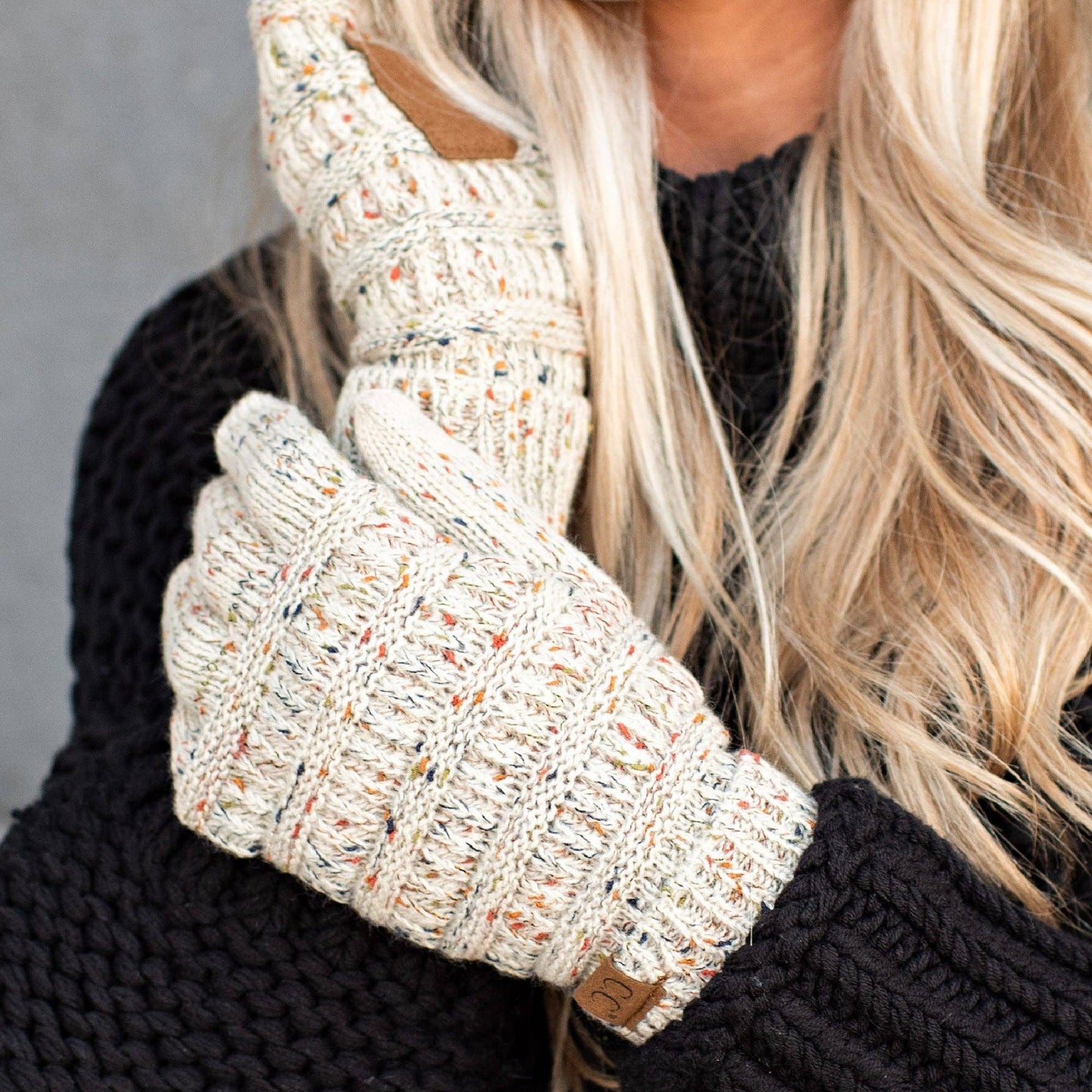 CC Cozy Confetti Tech Screen Gloves
