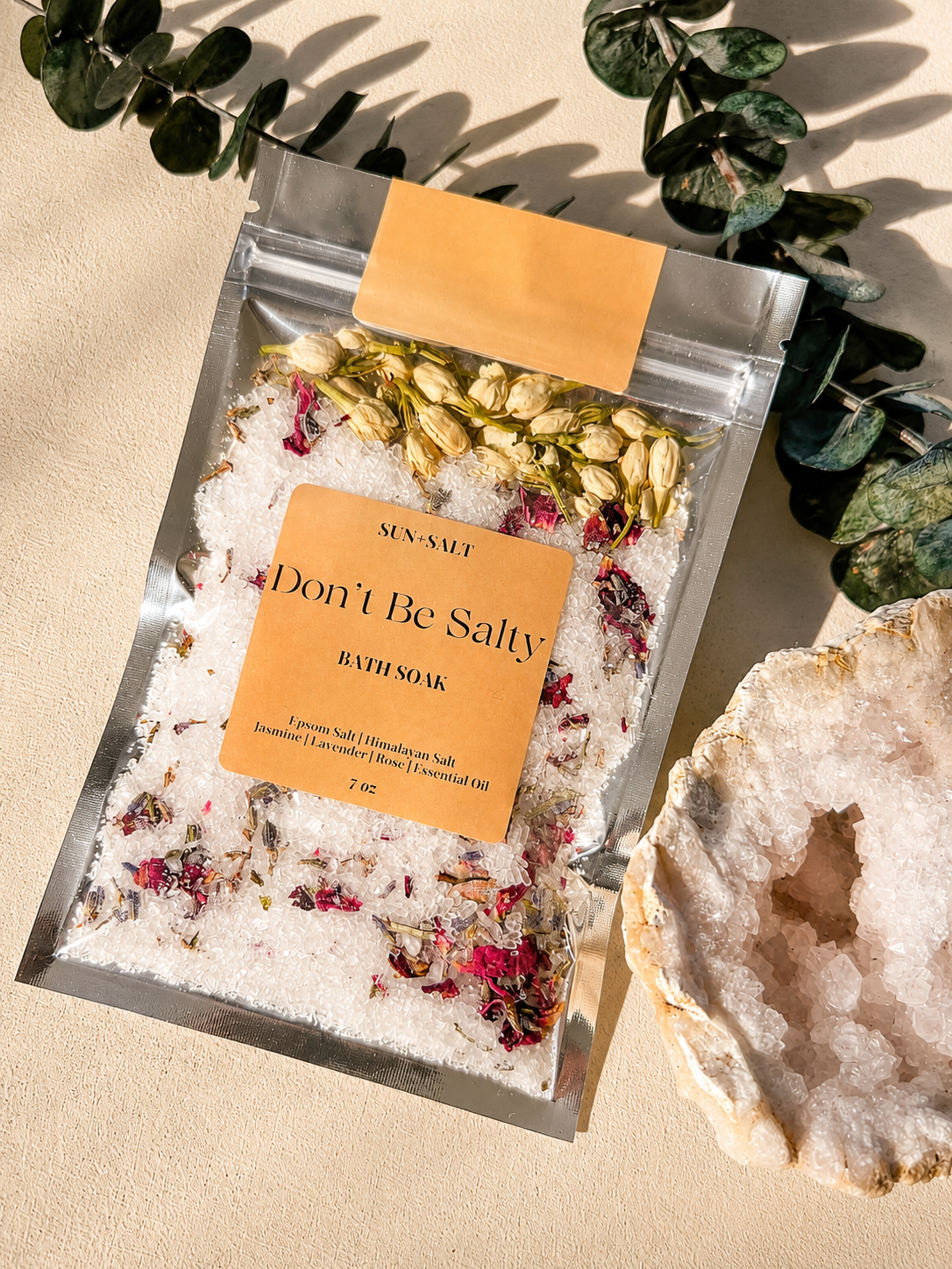 Don't Be Salty Bath Salt - Bath Soak - Single Use