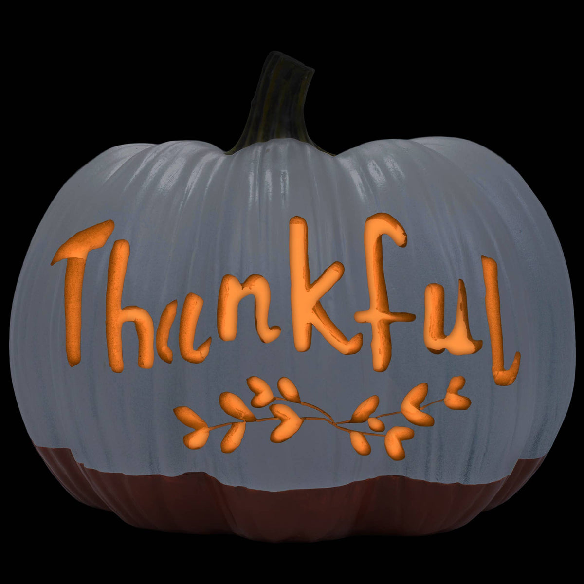 THANKFUL RESIN LED THANKFUL PUMPKIN