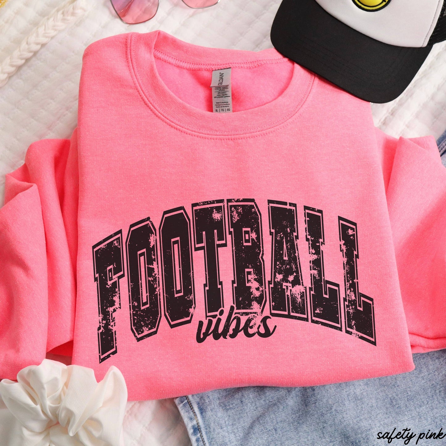 Football Vibes Sweatshirt *7 Colors (S-3X)
