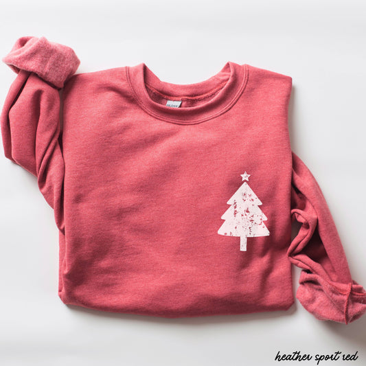 Xmas Tree Pocket Sweatshirt *6 Colors (S-3X)