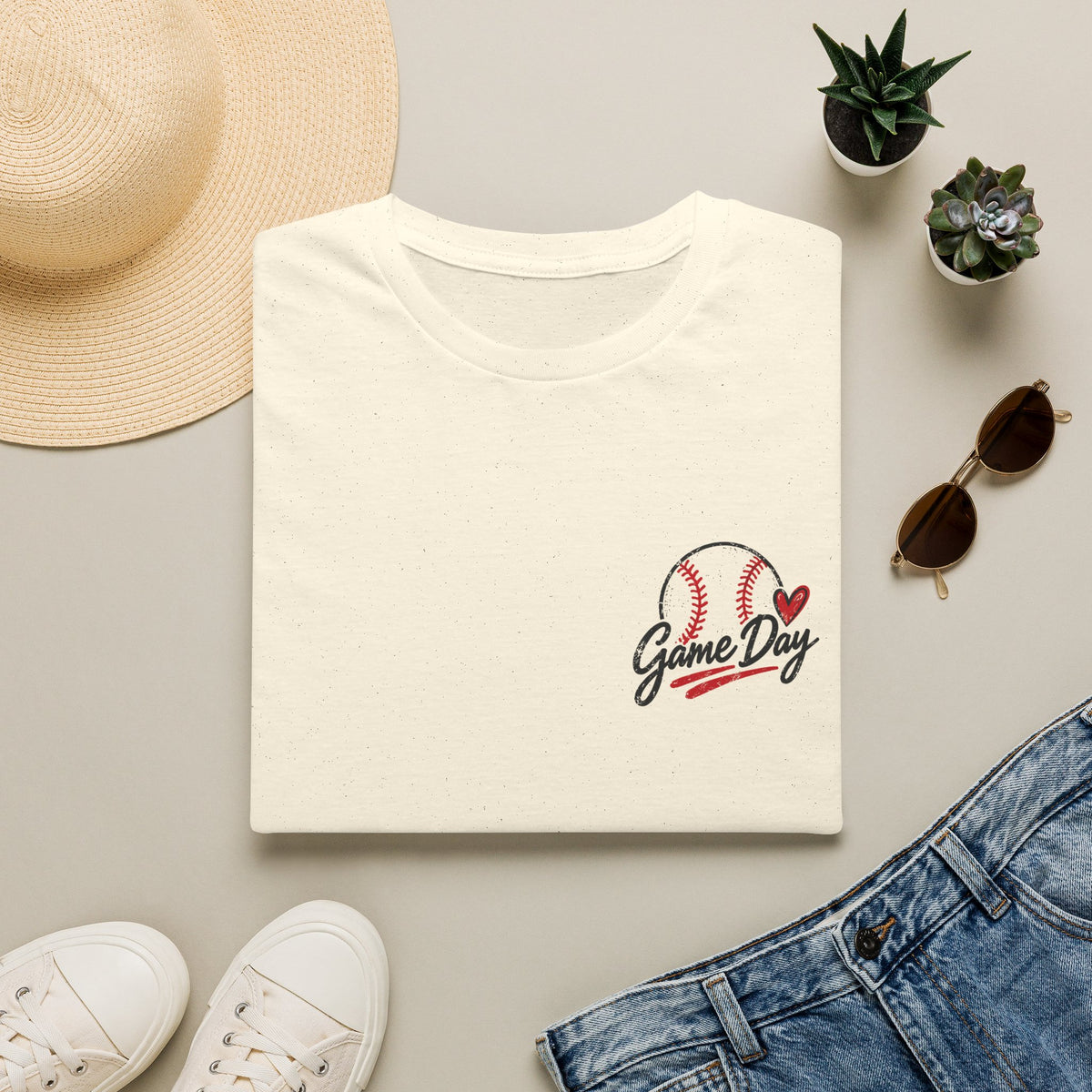 Keeping My Crazy in the Outfield Shirt – Brunette Baseball Mom Tee