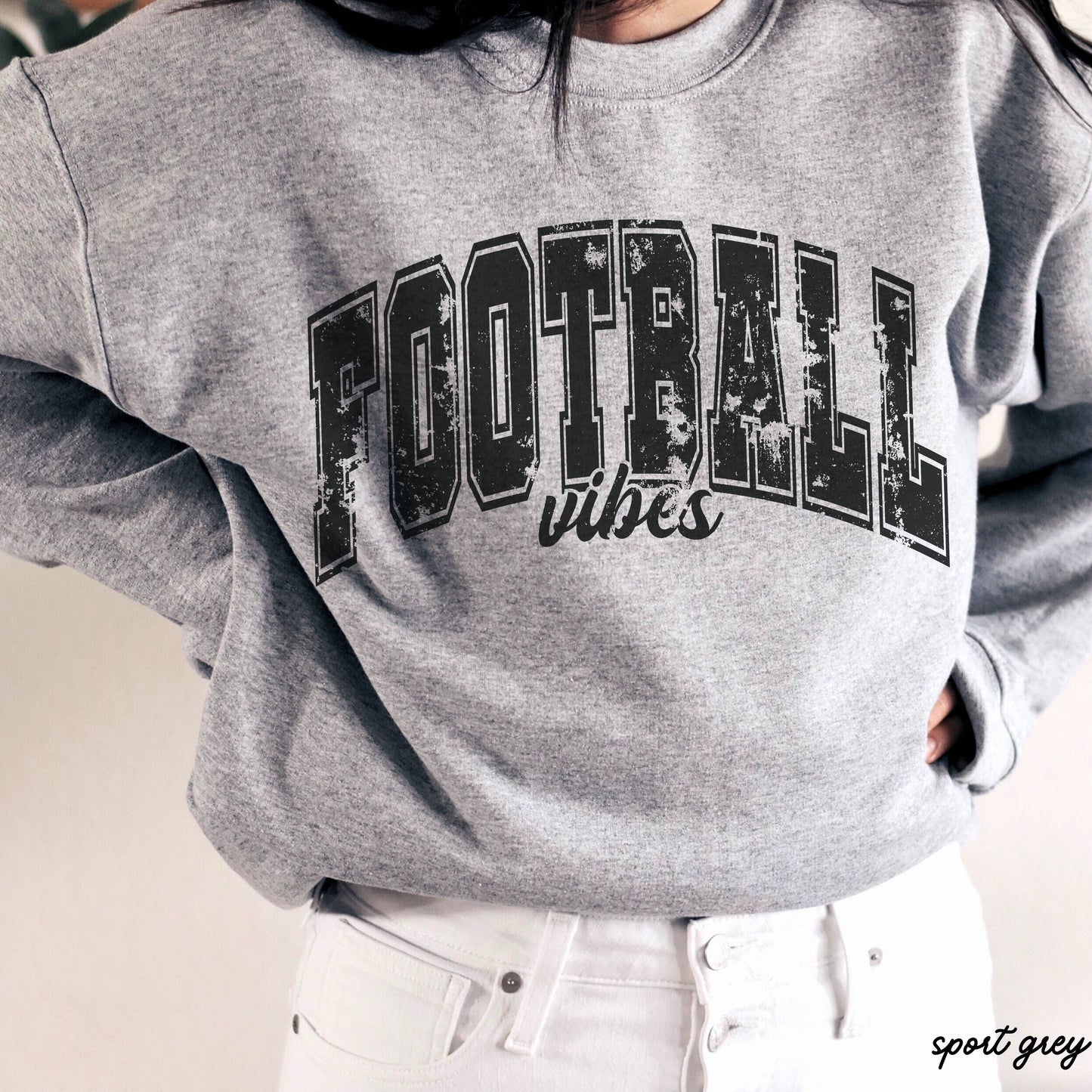Football Vibes Sweatshirt *7 Colors (S-3X)