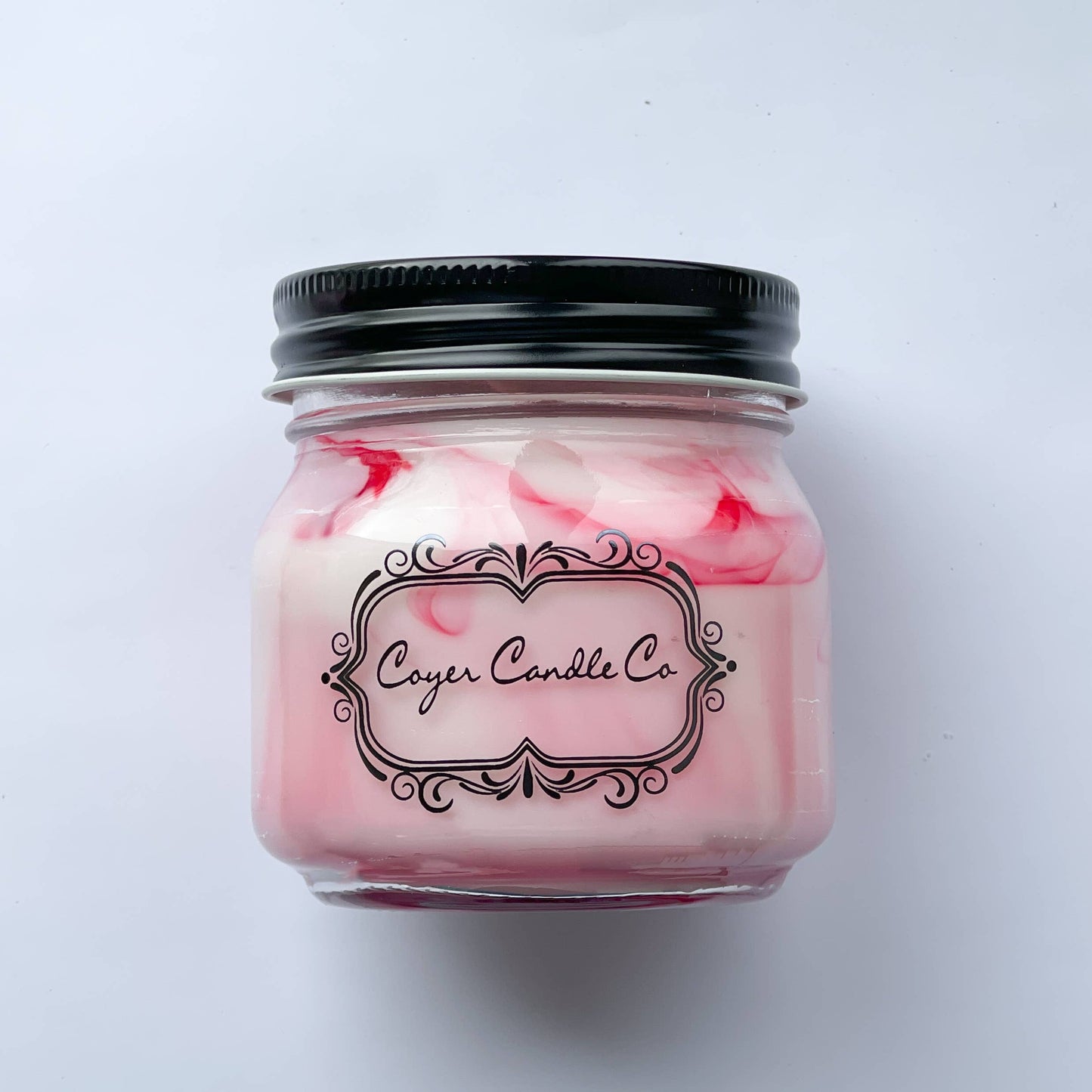 8 oz Mason Jars - Strawberry Banana
