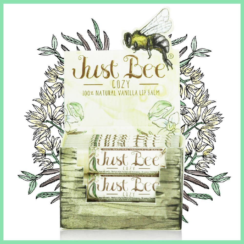 Just Bee Cozy Lip Balm - Vanilla