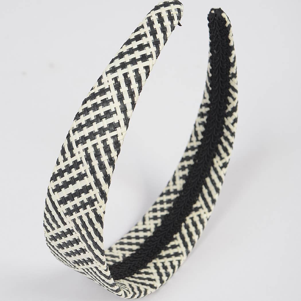 Faux Straw Head Band