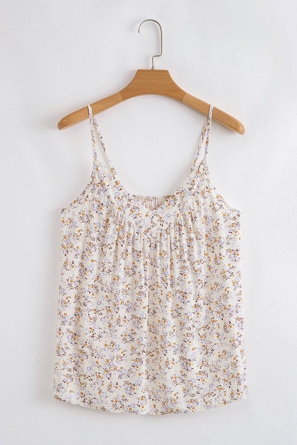 PRETTY BASH Floral Boho Spaghetti Strap Tank Top