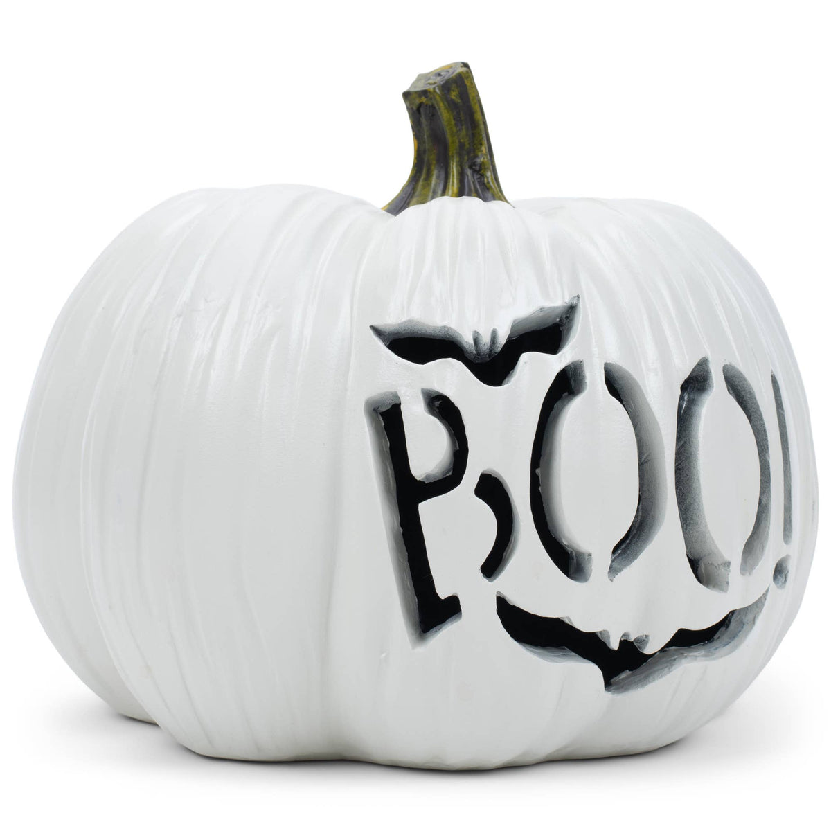 BOO-RESIN LED BOO! PUMPKIN