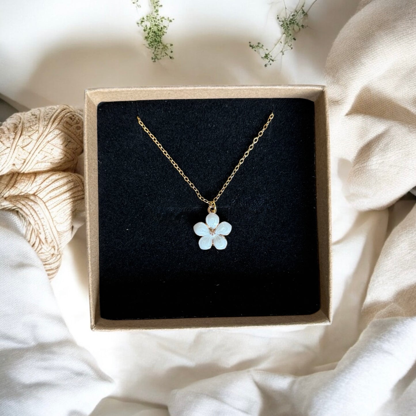 18" Cherry Blossom Necklaces (5 Colors Available)