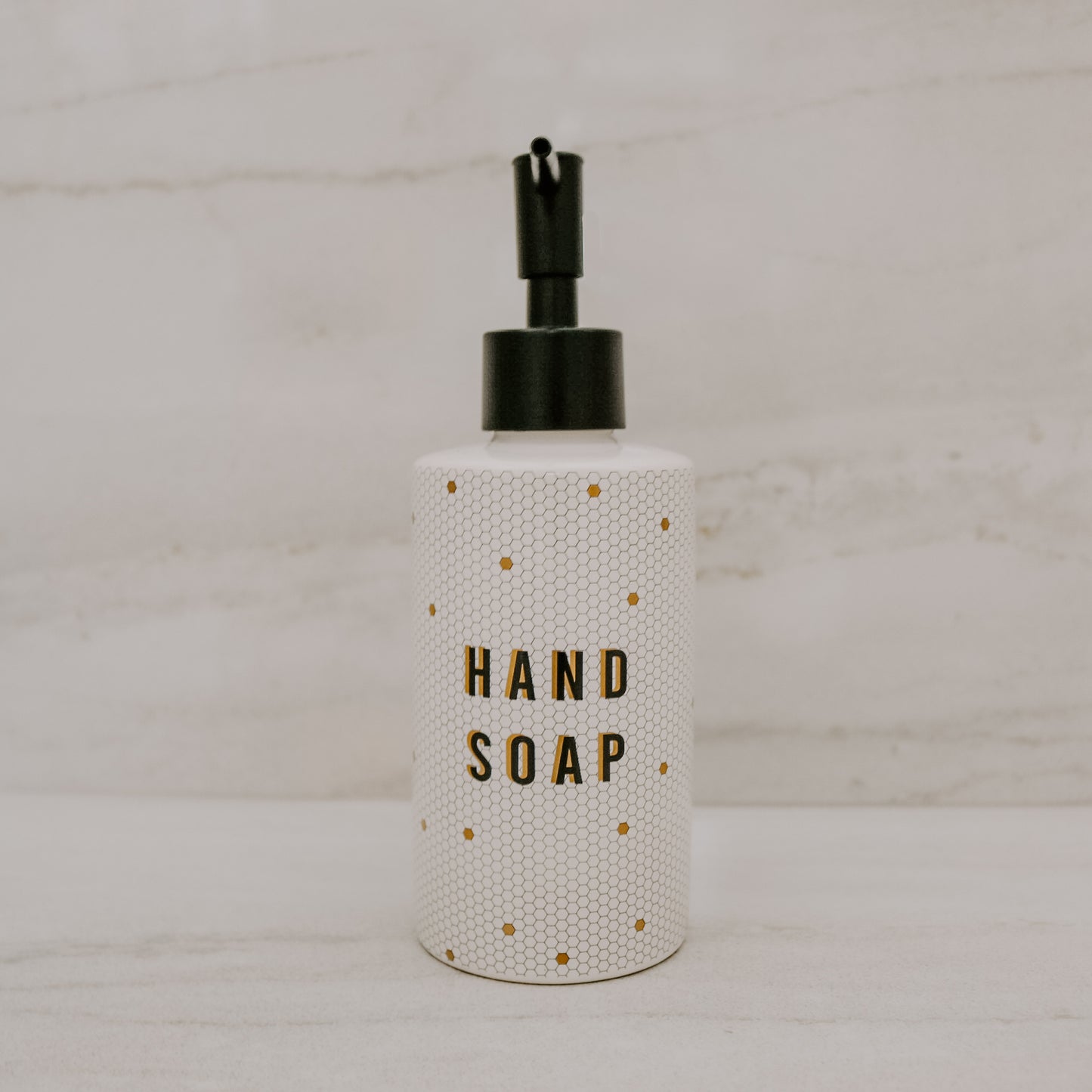 8.5oz Honeycomb Tile Hand Soap Dispenser