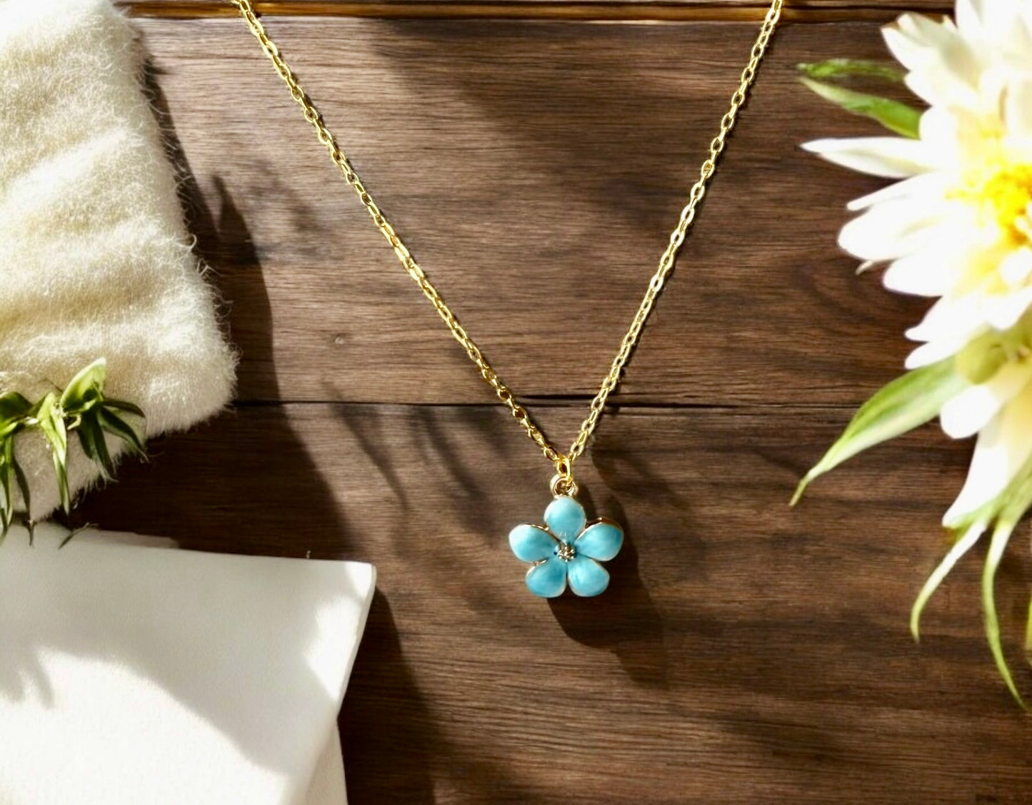 18" Cherry Blossom Necklaces (5 Colors Available)