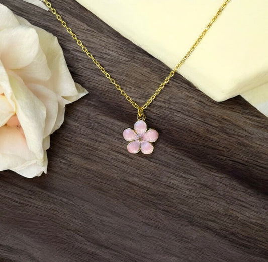 18" Cherry Blossom Necklaces (5 Colors Available)