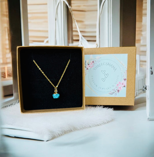 Blue Howlite Necklace
