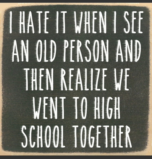 Old Person Sign