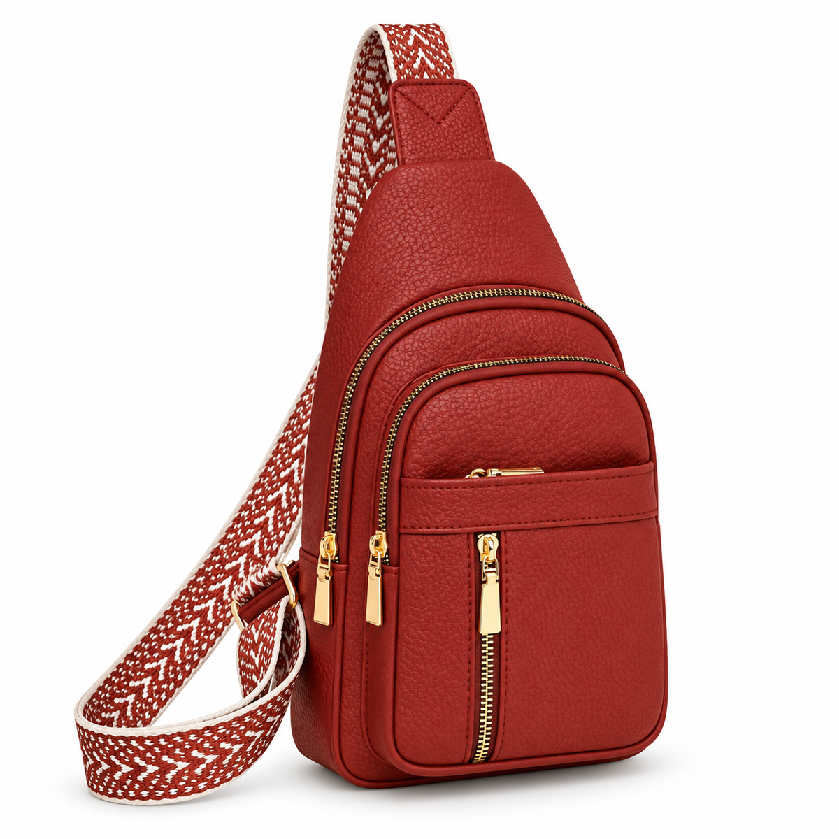 Vegan-Friendly Faux Leather Crossbody | Sling Bag