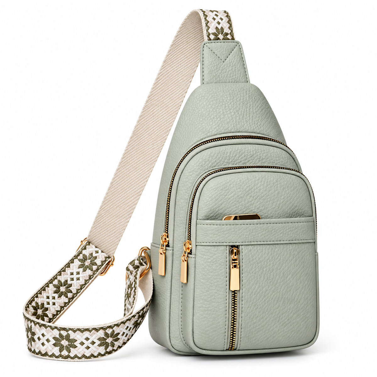 Vegan-Friendly Faux Leather Crossbody | Sling Bag
