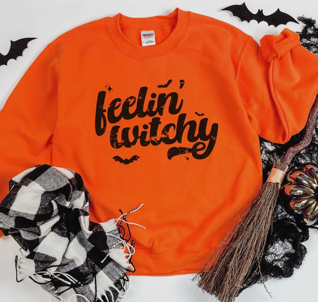 Feelin' Witchy Crewneck Sweatshirt