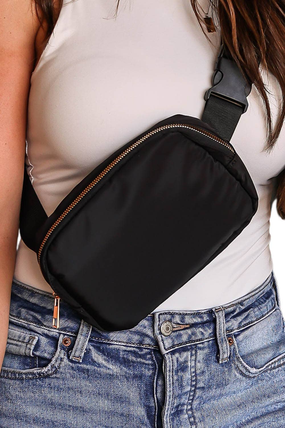 Waterproof Zipped Crossbody Chest Bag
