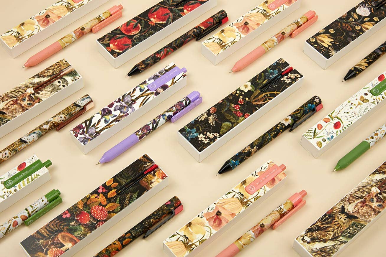 DreamBox Ballpoint Click Pen in a Gift Box - Soft Petals