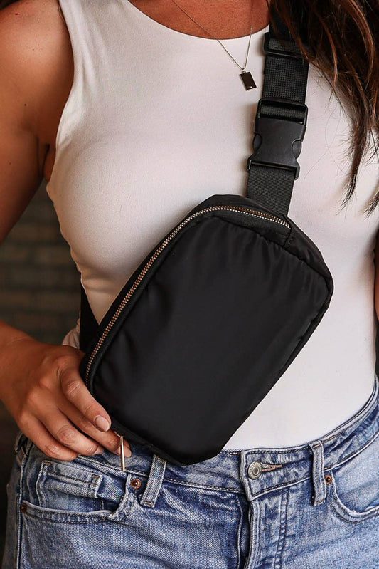 Waterproof Zipped Crossbody Chest Bag