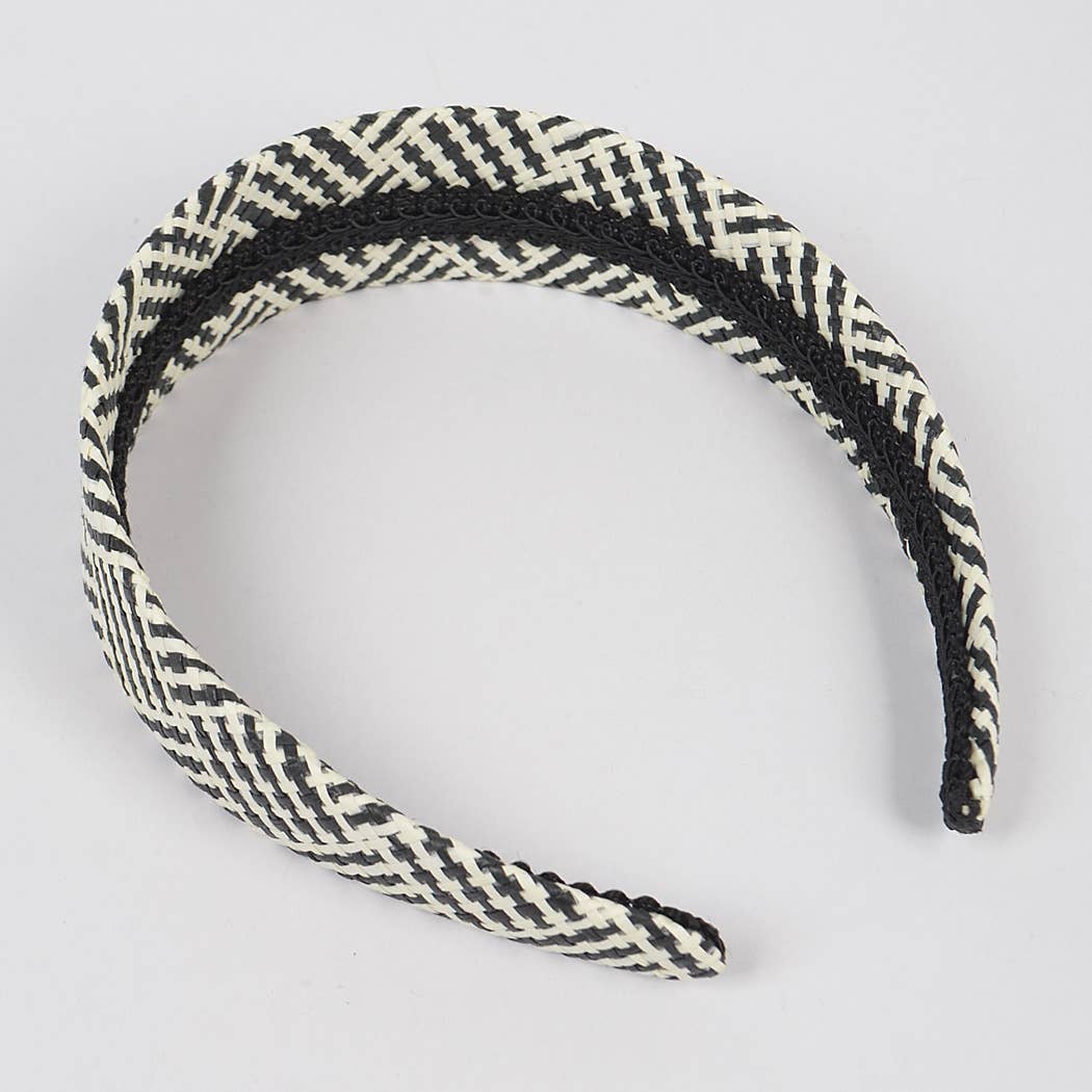 Faux Straw Head Band