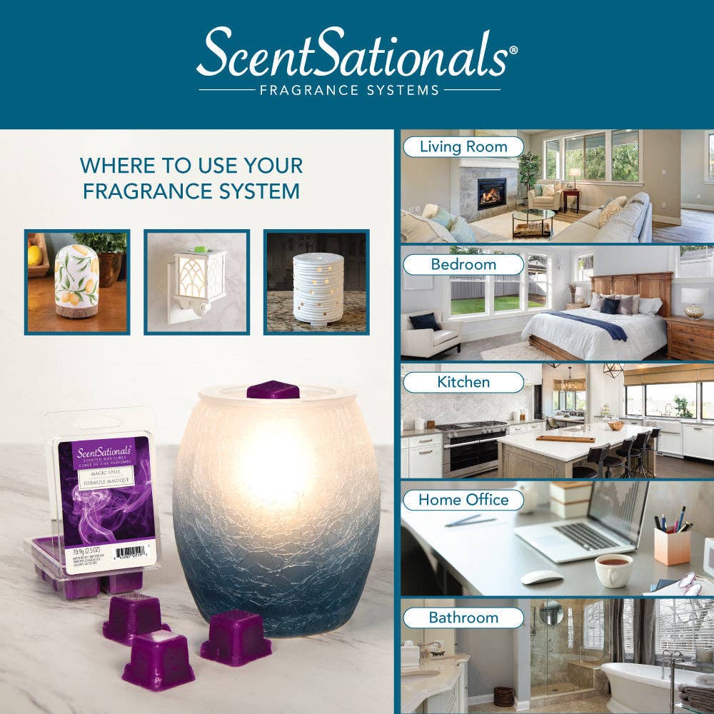 Snowflake Diamond Fragrance and Wax Warmer