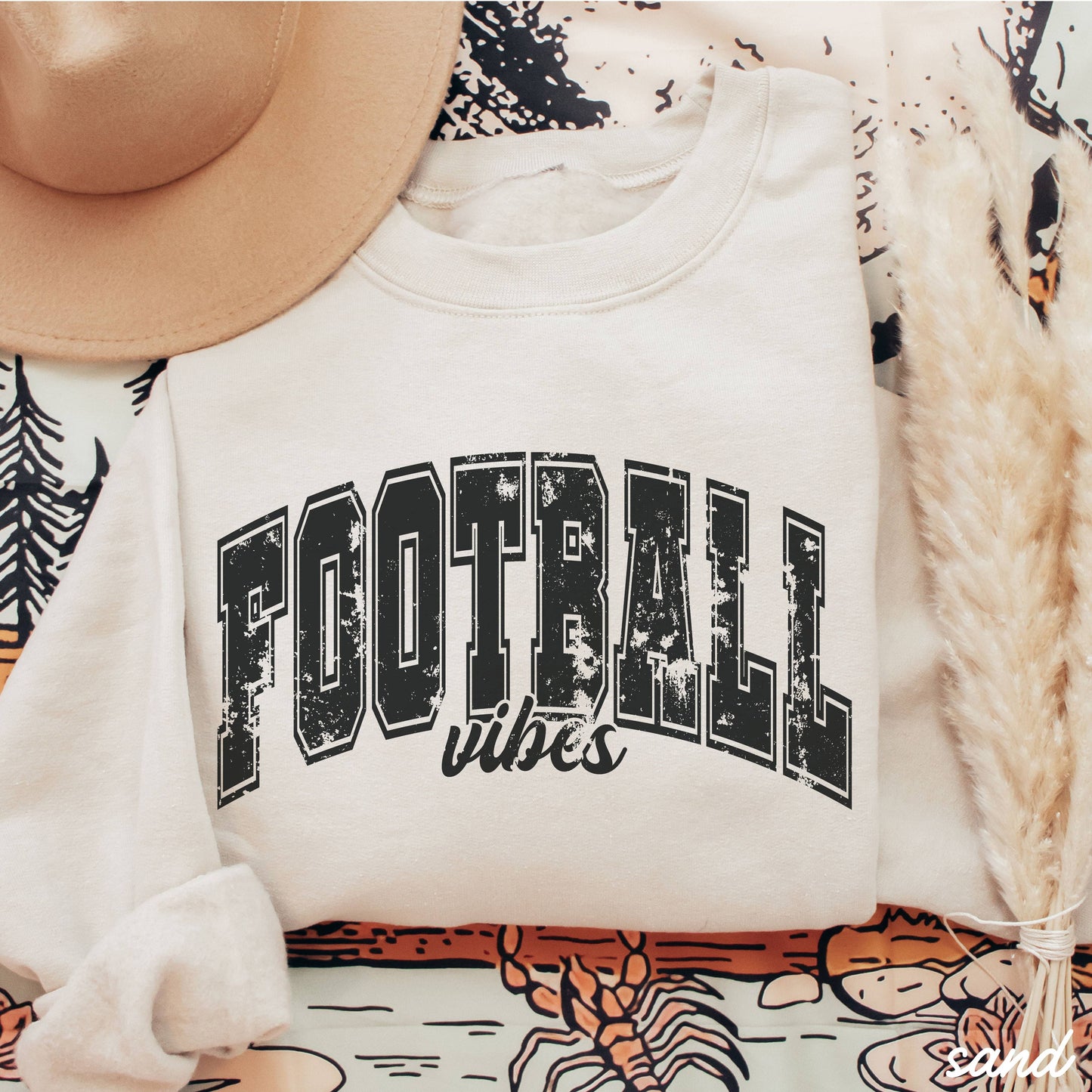 Football Vibes Sweatshirt *7 Colors (S-3X)