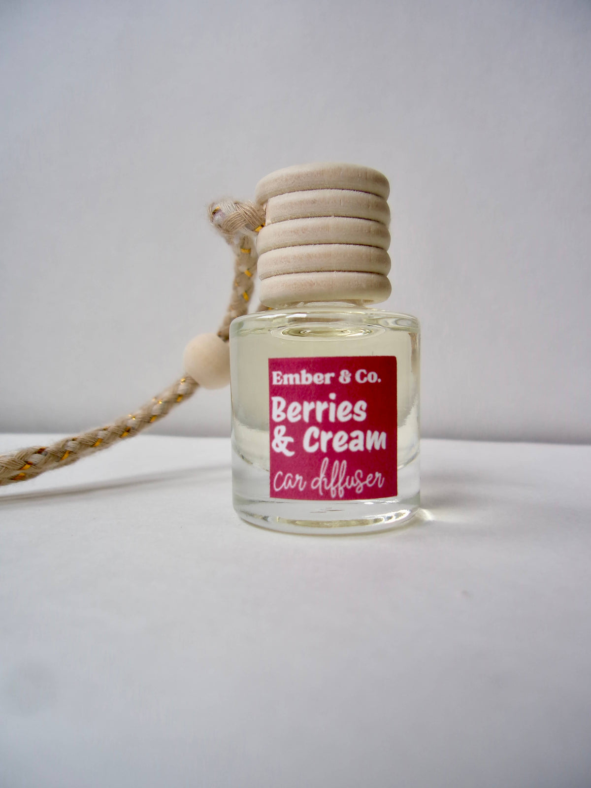 Berries & Cream Car Diffuser, Berry Hanging Air Freshner