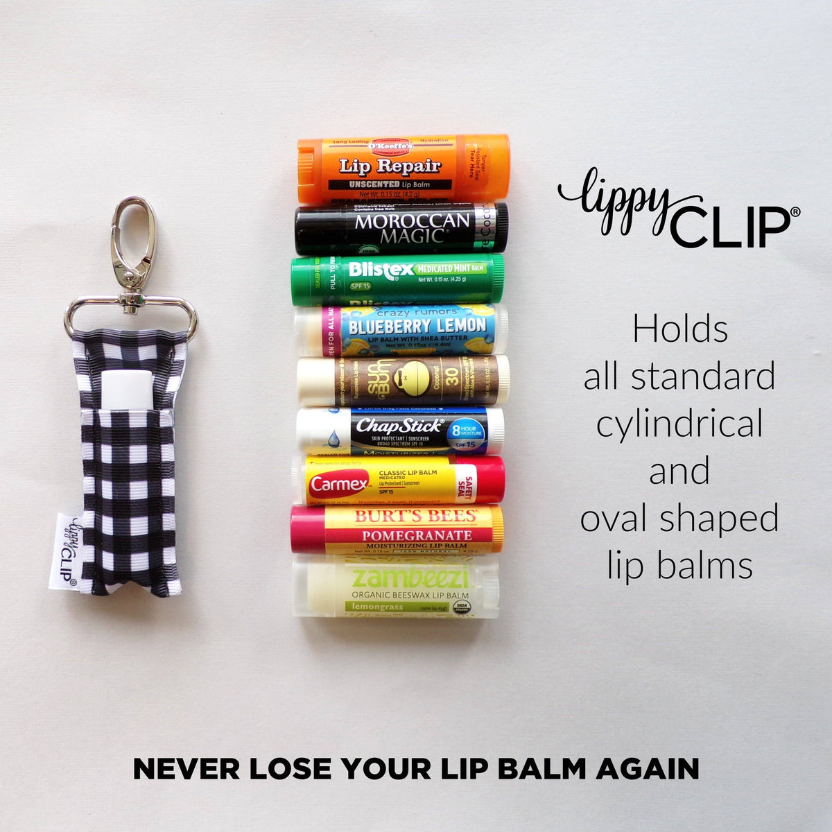 Bats LippyClip® Lip Balm Holder