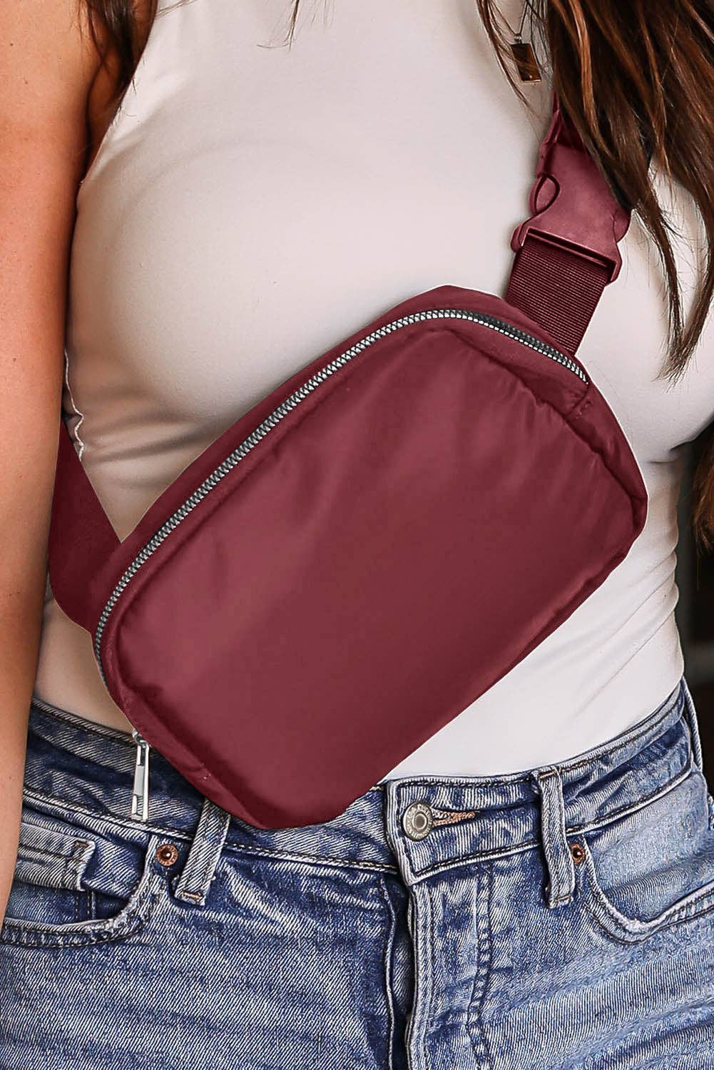 Waterproof Zipped Crossbody Chest Bag