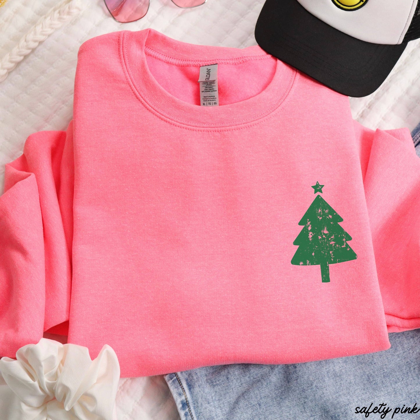 Xmas Tree Pocket Sweatshirt *6 Colors (S-3X)